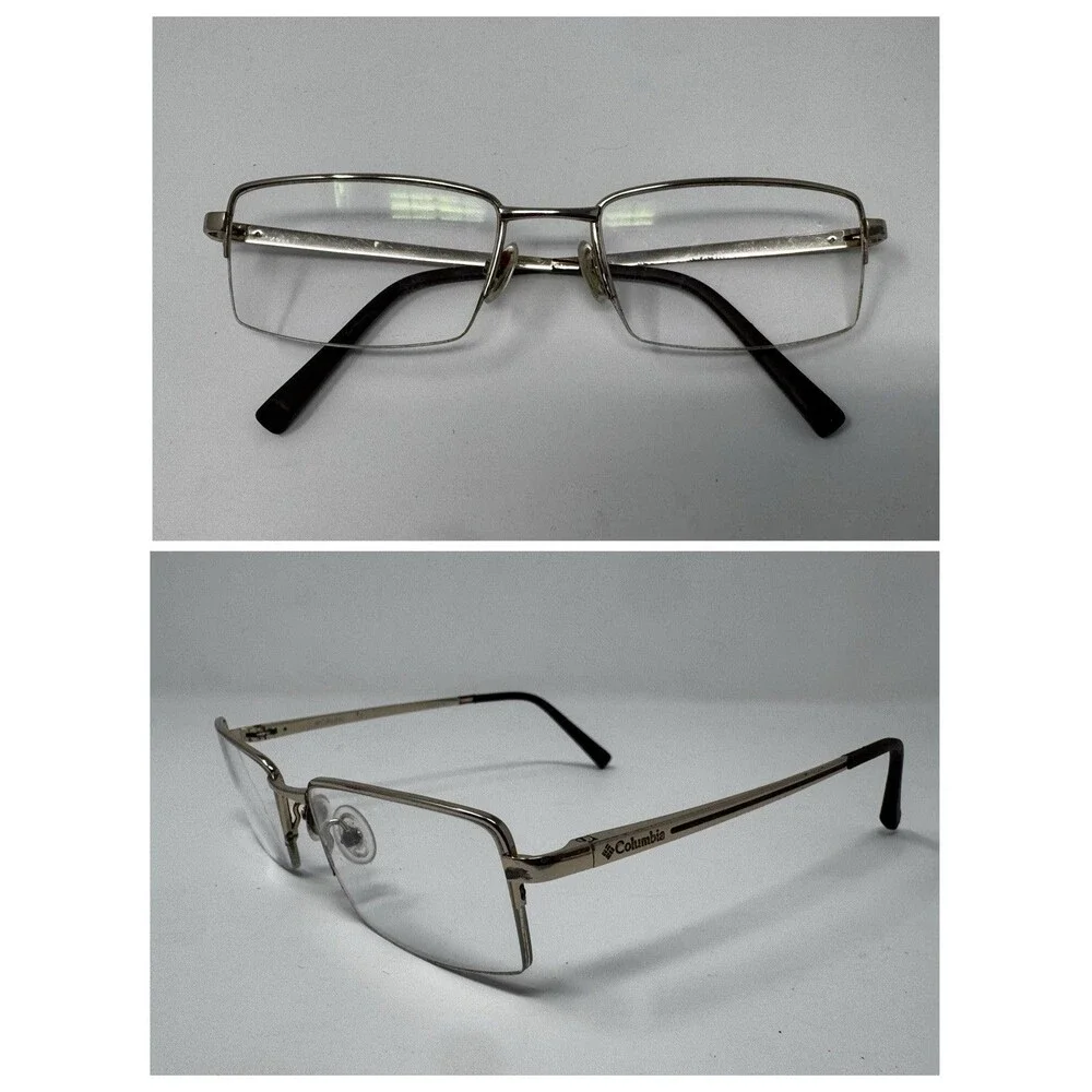 Columbia Barlow Ridge C03 Titanium Gold Eyeglass Frames 54-18-140